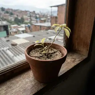 Frutos pequeños en la mano
